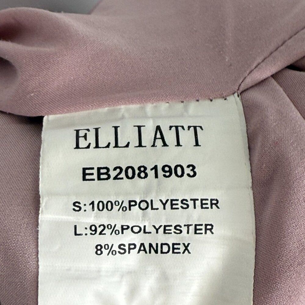 Elliatt Reception Strapless Ruffle Midi Dress Purple Pink XL - Picture 11 of 11